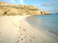 Lampedusa:  la stupenda spiaggia dell'Isola dei Conigli
