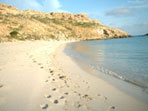 La stupenda spiaggia dell'Isola dei Conigli